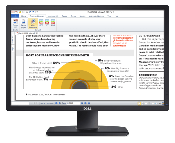 Picture of PDF creator product